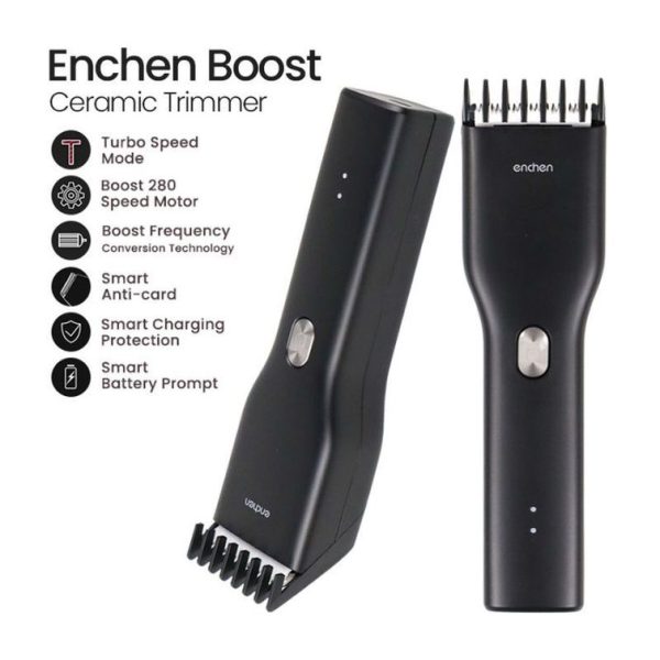 ماشین اصلاح سر شیائومی مدل Enchen Boost Hair Clipper | طراحی ارگونومیک،اندازه اصلاح 0.7-21