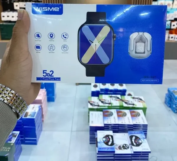 ساعت هوشمند WISME-X17 با ایرپاد | چندکاربره با قابلیت‌های پیشرفته و طراحی شیک